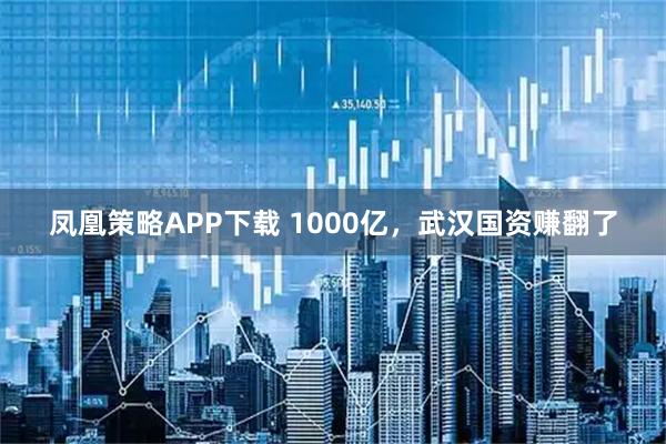 凤凰策略APP下载 1000亿，武汉国资赚翻了